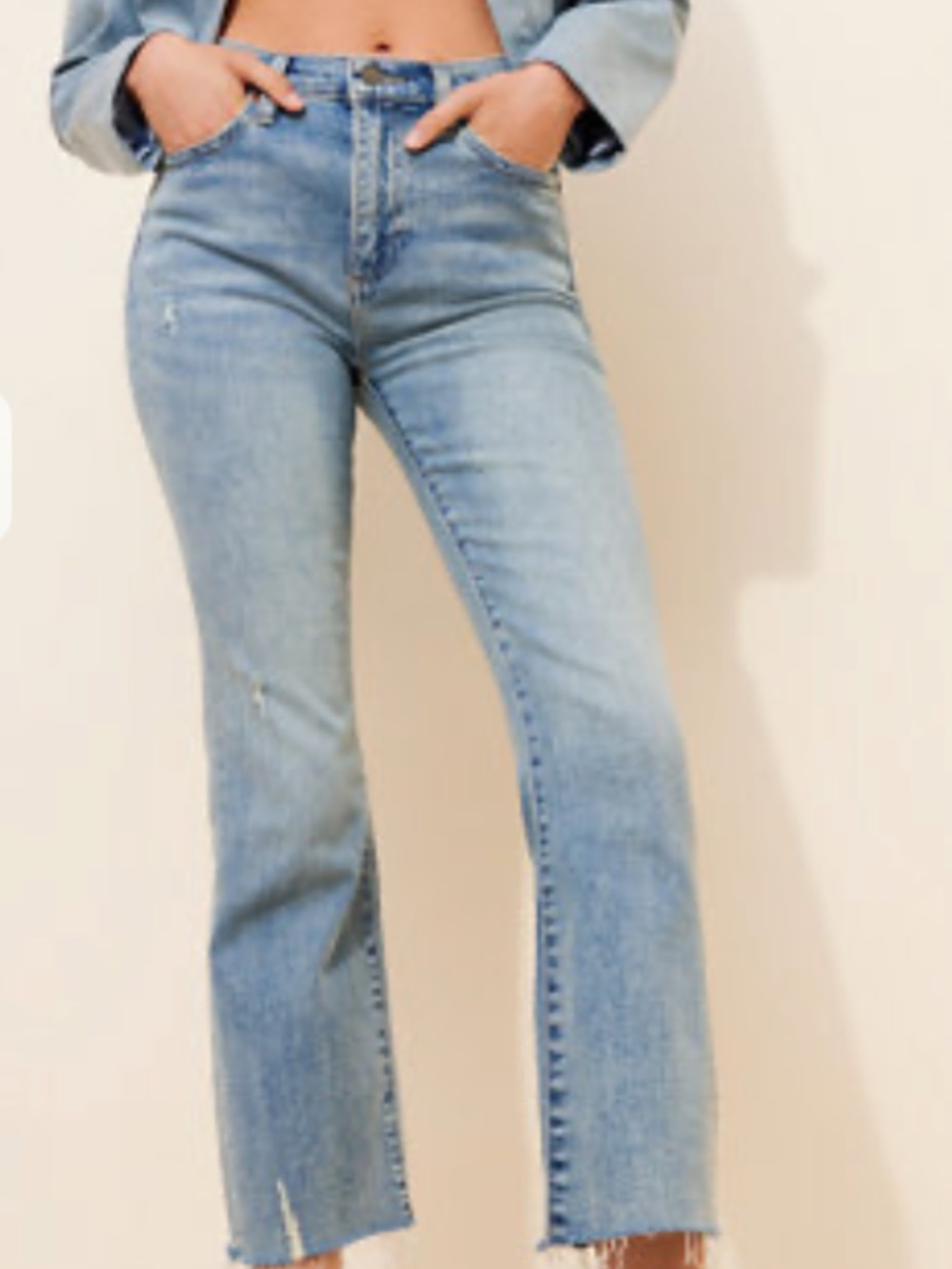 Pistola Lennon High-Rise Crop Bootcut Jeans